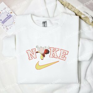 Saitama Embroidered Shirt One Punch Man Anime Embroidered Hoodie 2