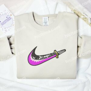 Sandai Kitetsu Embroidered Shirt, One Piece Anime Embroidered Hoodie 1 Sandai Kitetsu Embroidered Shirt One Piece Anime Embroidered Hoodie 2