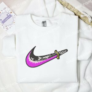 Sandai Kitetsu Embroidered Shirt, One Piece Anime Embroidered Hoodie 2 Sandai Kitetsu Embroidered Shirt One Piece Anime Embroidered Hoodie 3