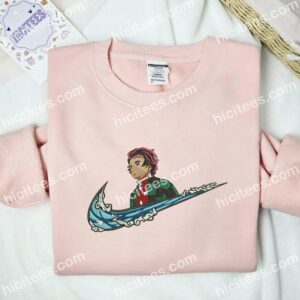 Tanjiro Embroidered Shirt Demon Slayer Anime Embroidered Hoodie 3 1