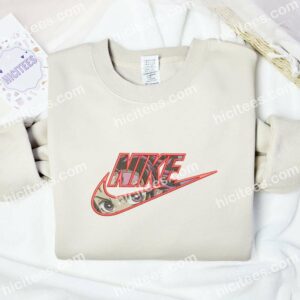 Tanjiro Eyes Embroidered Shirt, Kimetsu No Yaiba Anime Embroidered Hoodie 2 Tanjiro Eyes Embroidered Shirt Kimetsu No Yaiba Anime Embroidered Hoodie 3
