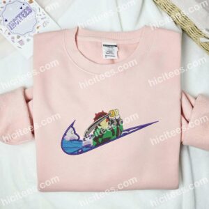 Tanjiro No Face Embroidered Shirt, Demon Slayer Anime Embroidered Hoodie 1 Tanjiro No Face Embroidered Shirt Demon Slayer Anime Embroidered Hoodie 2 1