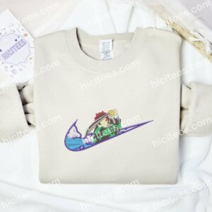 Tanjiro No Face Embroidered Shirt, Demon Slayer Anime Embroidered Hoodie 2 Tanjiro No Face Embroidered Shirt Demon Slayer Anime Embroidered Hoodie 3 1