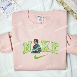 Tanjiro Portrait Embroidered Shirt Demon Slayer Anime Embroidered Hoodie 2