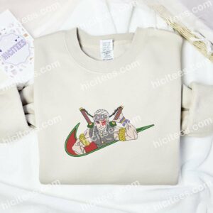 Tengen Smile Embroidered Shirt, Kimetsu No Yaiba Anime Embroidered Hoodie 2 Tengen Smile Embroidered Shirt Kimetsu No Yaiba Anime Embroidered Hoodie 3