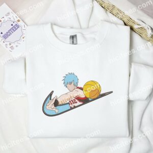 Tetsuya Kuroko Embroidered Shirt Kuroko No Basuke Anime Embroidered Hoodie 3