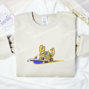 Tony Chopper Embroidered Shirt, One Piece Anime Embroidered Hoodie 2 Tony Chopper Embroidered Shirt One Piece Anime Embroidered Hoodie 3