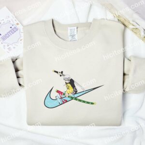 Trafalgar D Water Law Embroidered Shirt, One Piece Anime Embroidered Hoodie 2 Trafalgar D Water Law Embroidered Shirt One Piece Anime Embroidered Hoodie 3