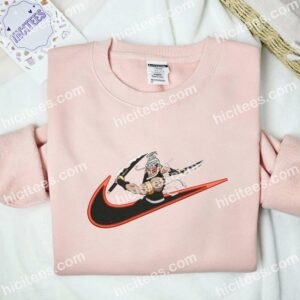 Uzui Tengen Embroidered Shirt, Kimetsu No Yaiba Anime Embroidered Hoodie 2 Uzui Tengen Embroidered Shirt Kimetsu No Yaiba Anime Embroidered Hoodie 3