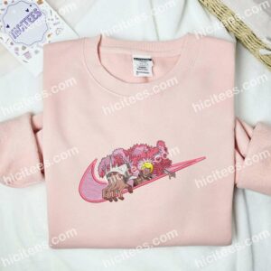 Donquixote Doflamingo Embroidered Shirt One Piece Anime Embroidered Hoodie 3