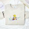 Goku Power No Face Embroidered Shirt, Dragon Ball Anime Embroidered Hoodie