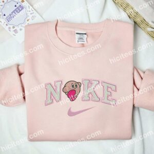 Kirby Embroidered Shirt, Pokemon Anime Embroidered Hoodie 1 Kirby Embroidered Shirt Pokemon Anime Embroidered Hoodie 2