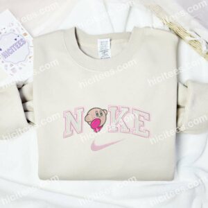 Kirby Embroidered Shirt, Pokemon Anime Embroidered Hoodie 2 Kirby Embroidered Shirt Pokemon Anime Embroidered Hoodie 3