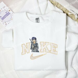 Kirito Kirigaya Kazuto Embroidered Shirt, Sword Art Online Anime Embroidered Hoodie 1 Kirito Kirigaya Kazuto Embroidered Shirt Sword Art Online Anime Embroidered Hoodie 2 1