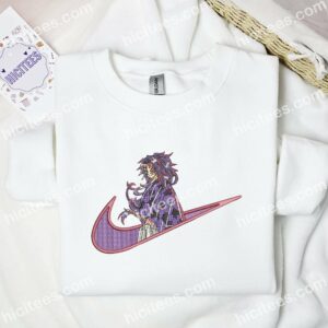 Kokushibo Embroidered Shirt, Kimetsu No Yaiba Anime Embroidered Hoodie 1 Kokushibo Embroidered Shirt Kimetsu No Yaiba Anime Embroidered Hoodie 2