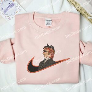 Light Yagami Laughing Embroidered Shirt Death Note Anime Embroidered Hoodie 3