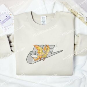 Moltres Embroidered Shirt, Pokemon Anime Embroidered Hoodie 2 Moltres Embroidered Shirt Pokemon Anime Embroidered Hoodie 3