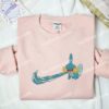Mudkip Embroidered Shirt, Pokemon Anime Embroidered Hoodie
