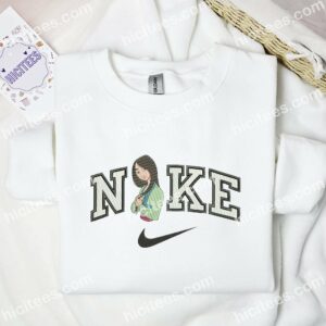 Mulan Stroking Hair Embroidered Shirt, Disney Characters Embroidered Hoodie 1 Mulan Stroking Hair Embroidered Shirt Disney Characters Embroidered Hoodie 2