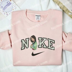 Mulan Stroking Hair Embroidered Shirt, Disney Characters Embroidered Hoodie 2 Mulan Stroking Hair Embroidered Shirt Disney Characters Embroidered Hoodie 3