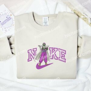 Piccolo Cross Arms Embroidered Shirt, Dragon Ball Anime Embroidered Hoodie 2 Piccolo Cross Arms Embroidered Shirt Dragon Ball Anime Embroidered Hoodie 3