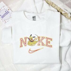 Pikachu Cosplay Goku Embroidered Shirt Pokemon Anime Embroidered Hoodie 2