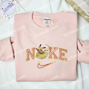 Pikachu Cosplay Goku Embroidered Shirt Pokemon Anime Embroidered Hoodie 3