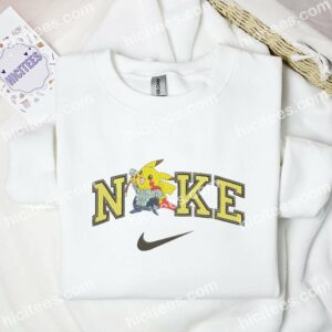 Pikachu Cosplay Thor Embroidered Shirt, Pokemon Anime Embroidered Hoodie 1 Pikachu Cosplay Thor Embroidered Shirt Pokemon Anime Embroidered Hoodie 2