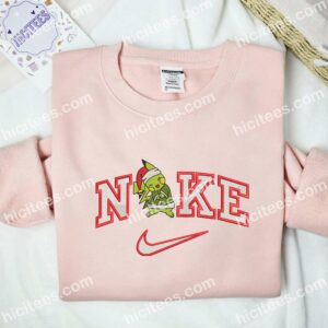 Pikachu Grinch Christmas Embroidered Shirt Pokemon Anime Embroidered Hoodie 2 3