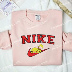 Pikachu Napping Embroidered Shirt, Pokemon Anime Embroidered Hoodie 2 Pikachu Napping Embroidered Shirt Pokemon Anime Embroidered Hoodie 3