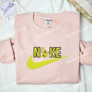 Pikachu Slip Embroidered Shirt, Pokemon Anime Embroidered Hoodie 2 Pikachu Slip Embroidered Shirt Pokemon Anime Embroidered Hoodie 3