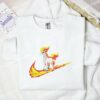 Ponyta Embroidered Shirt, Pokemon Anime Embroidered Hoodie