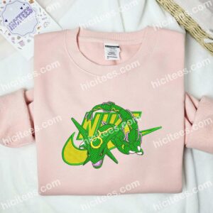 Rayquaza Embroidered Shirt, Pokemon Anime Embroidered Hoodie 1 Rayquaza Embroidered Shirt Pokemon Anime Embroidered Hoodie 2