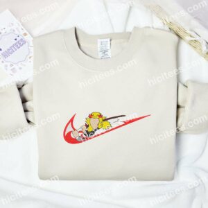 Rengoku No Face Embroidered Shirt Kimetsu No Yaiba Anime Embroidered Hoodie 3