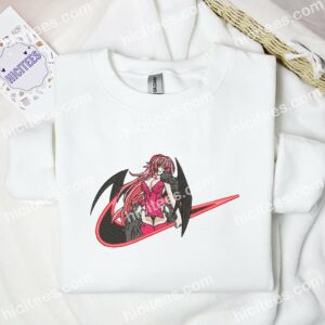 Rias Gremory Embroidered Shirt High School DxD Anime Embroidered Hoodie 3