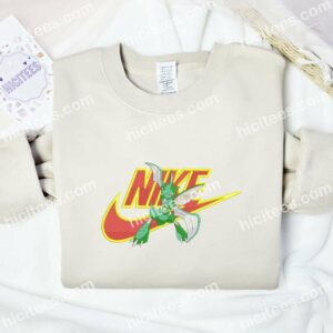 Scyther Embroidered Shirt, Pokemon Anime Embroidered Hoodie 2 Scyther Embroidered Shirt Pokemon Anime Embroidered Hoodie 3