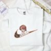 Shanks Embroidered Shirt, One Piece Anime Embroidered Hoodie