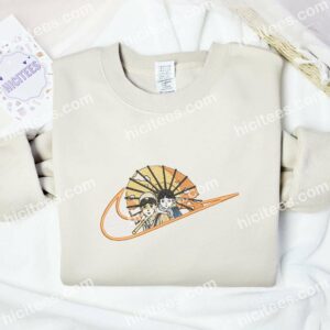 Setsuko And Seita Grave Of The Fireflies Embroidered Shirt Ghibli Anime Embroidered Hoodie 2