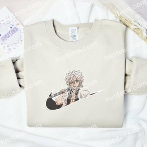 Shinazugawa Sanemi Embroidered Shirt, Demon Slayer Anime Embroidered Hoodie 1 Shinazugawa Sanemi Embroidered Shirt Demon Slayer Anime Embroidered Hoodie 2