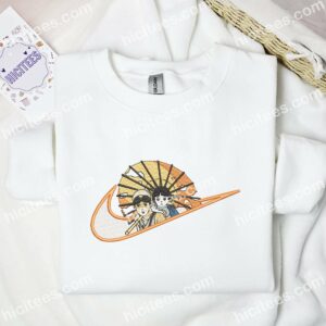 Setsuko And Seita Grave Of The Fireflies Embroidered Shirt Ghibli Anime Embroidered Hoodie 3