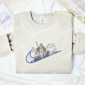 Smoker Embroidered Shirt One Piece Anime Embroidered Hoodie 3