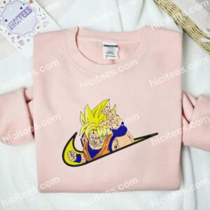Son Goku Embroidered Shirt, Dragon Ball Anime Embroidered Hoodie 2 Son Goku Embroidered Shirt Dragon Ball Anime Embroidered Hoodie 3
