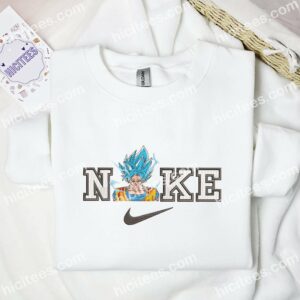 Son Goku Super Saiyan Blue Embroidered Shirt, Dragon Ball Anime Embroidered Hoodie 1 Son Goku Super Saiyan Blue Embroidered Shirt Dragon Ball Anime Embroidered Hoodie 2 1