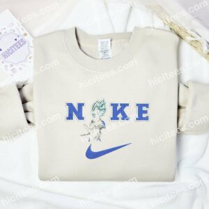 Son Goku Super Saiyan Blue Embroidered Shirt, Dragon Ball Anime Embroidered Hoodie 2 Son Goku Super Saiyan Blue Embroidered Shirt Dragon Ball Anime Embroidered Hoodie 3