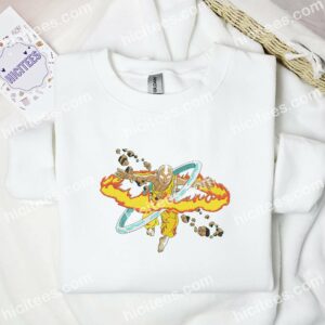 Aang Avatar Anime Embroidered Shirt 1 Aang Avatar Anime Embroidered Shirt 2