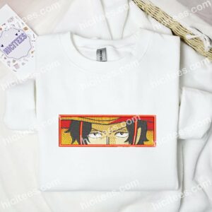 Ace Eyes One Piece Anime Embroidered Shirt 1 Ace Eyes One Piece Anime Embroidered Shirt 2