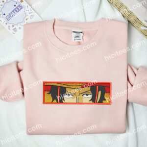 Ace Eyes One Piece Anime Embroidered Shirt 2 Ace Eyes One Piece Anime Embroidered Shirt 3