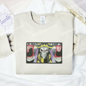 Ainz Ooal Gown Overlord Anime Embroidered Shirt 3