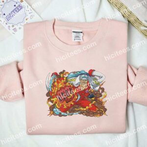 Akainu Sakazuki Fire Fist One Piece Anime Embroidered Shirt 1 Akainu Sakazuki Fire Fist One Piece Anime Embroidered Shirt 2