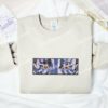 Akaza Eyes Demon Slayer Anime Embroidered Shirt